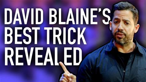 David blaine revealed